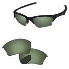 PapaViva Green Black Polarized Replacement Lenses For-Oakley Half Jacket XLJ