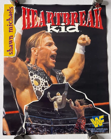 Shawn Michaels 1997 Vintage WWF Wrestling Poster NEW WWE 16x20 DX N.W.O. Rockers Cover