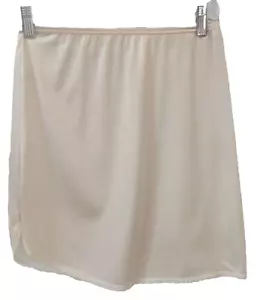 De colección Vanity Fair Beige Medio Deslizamiento Dobladillo de Vieira Nylon Almohada Pestaña EE. UU. Talla XS - Imagen 1 de 5
