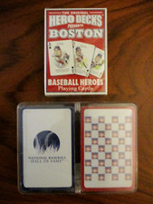 Hero Decks Boston Red Sox Baseball Heroes & National Baseball Hall of Fame