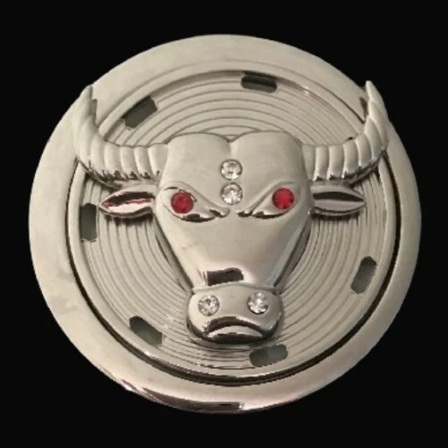 Cabeza de Toro Spinner Cinturón Hebilla Vaqueros Spinner Cabeza de Toro Boucle de Ceinture Foto 1 de 1