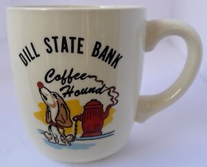 Dill City Bank Coffee Hound Coffee Club Mug/Cup  Oklahoma Dog DSB
