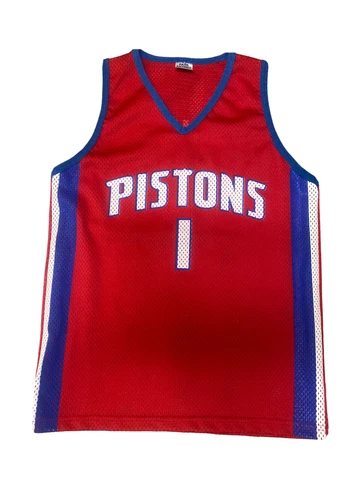 Park Antony Chauncey Billups Detroit Pistons Promo Jersey Size Medium Cover