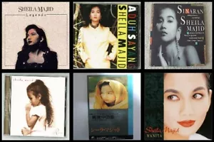 SHEILA MAJID 6 CD LOT JAPAN Sinaran Ratu Aduh Sayang Legenda Wanita - Imagen 1 de 1