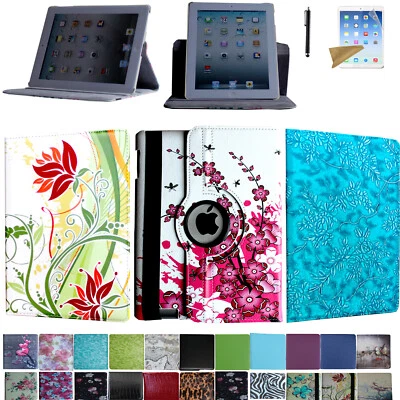 For iPad 10th 9th 8th 7th Air 5 Gen 360 Rotating Smart Magnetic Case Cover Stand - Image 1 of 4