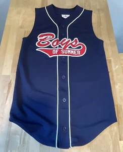 VTG Teamwork Athletic Apparel “Boys Of Summer” Jersey Sleeveless Made InUSA Rare - Picture 1 of 20
