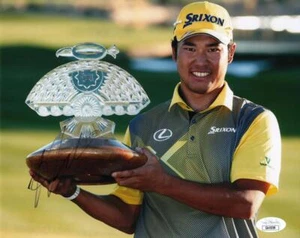 Foto autógrafa firmada por Hideki Matsuyama 8x10 - Campeón japonés del PGA Tour JSA - Imagen 1 de 3