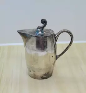 Charles W. Hamill Hinged Creamer Silver Plated Ware Antique 1876-1884 Baltimore - Picture 1 of 10