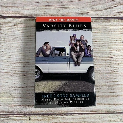 Varsity Blues Cassette Tape 2 Song Sampler Loudmouth Fly Simon Says Ship Jumper - Image 1 of 3