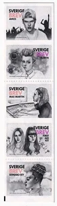 SH79 Sweden Scott 2742 MNH set Pop Music Avicii Max Martin Robyn First Aid - Picture 1 of 1