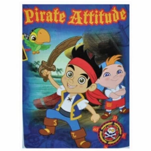 Jake&The Never land Pirate Attitude Micro Raschel Throw Blanket - Picture 1 of 1