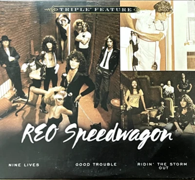Triple Feature: NINE LIVES, GOOD TROUBLE, RIDIN' THE STORM OUT / REO Speedwagon - Image 1 of 2