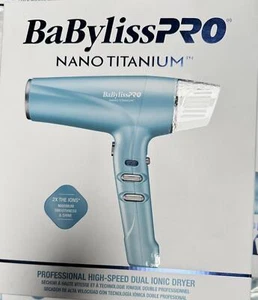 Secador de pelo BaBylissPRO, secador de pelo iónico doble nano titanio, herramientas de peinado - Imagen 1 de 3