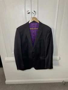 Moss Blazer Overcoat Savoy Taylors Guild Grey 100% Wool 42R VGC! - Picture 1 of 10