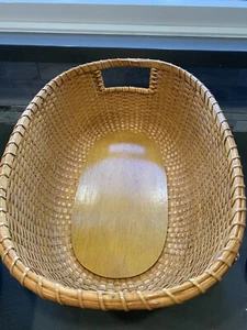 2 Mcm Vintage Wicker Woven Basket Plant Holder Storage  12” And 11” - Picture 1 of 4
