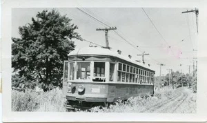 5G946 RP 1952 LEHIGH VALLEY TRANSIT CAR 918 STAHLNECKER BETHLEHEM LINE PA SIDING - Picture 1 of 1