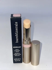 bareMinerals Dewy Lip Gloss-Balm: Gloss + Tinted Balm~DREAM 3g NIB - Picture 1 of 2