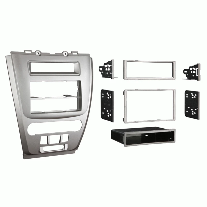 Metra 99-5821S DDIN Silver Stereo Installation Dash Kit for 10-12 Ford Fusion - Image 1 of 1