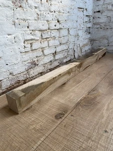 British Oak Posts Beam Lintel Reclaimed Character Mantel Board Plank Slab - Picture 1 of 7