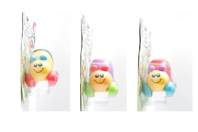 Juguetes divertidos para aprender tirar hacia atrás y correr pequeños amigos ABEJA, CARACOL y LADY BUG para bebés Foto 1 de 4