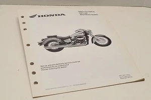 2003 VT750CD SHADOW Genuine OEM Honda Factory SETUP INSTRUCTIONS PDI MANUAL 0126 - Picture 1 of 2