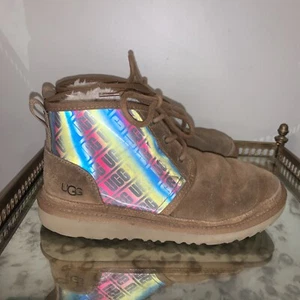 UGG Neumel Chromatic Chukka Boot Womens Size 6 Iridescent Outdoors Casual - Picture 1 of 7
