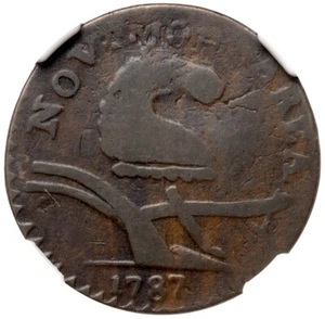 1787 M 56-n R-1 NGC G 6 Camel Head New Jersey Colonial Copper Coin - Picture 1 of 3