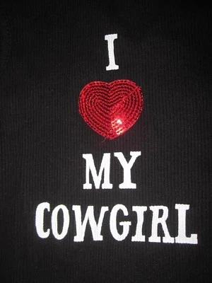 Zack & Zoey я люблю свою ковбойку танки sz S/M новый  - Изображение 1 из 4