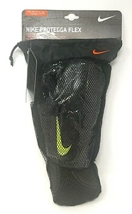 Nike Protegga Flex Protector Adult Unisex Shin Guards Black Green Size L - Picture 1 of 3