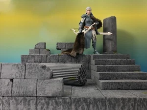 Steinruine Treppe Diorama Sockel Detolf Actionfigur Fotografie im Maßstab 1:12 - Bild 1 von 6