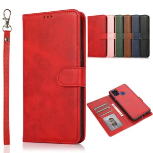 For Samsung Galaxy S25 S24 S23 FE S22 S21 S20 Magnetic Detachable Wallet Case - Picture 1 of 48