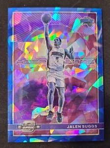 2021-22 Contenders Optic Jalen Suggs Hoop Dreams Blue Cracked Ice 45/75 RC SSP - Picture 1 of 3
