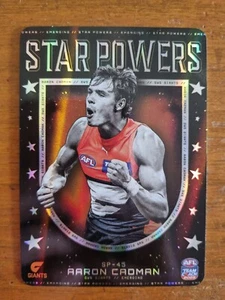 2025 AFL Teamcoach Star Powers Aaron Cadman #SP-45 GWS code unused - Picture 1 of 1