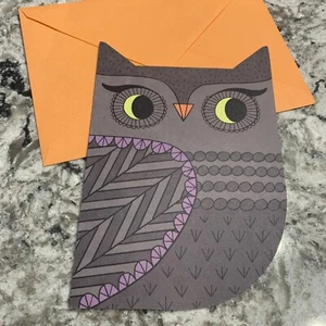 Halloween Hope It’s A Hoot Granddaughter Niece 5”x7” Hallmark Greeting Card - Picture 1 of 8