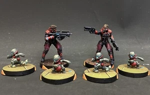 Infinity Nomads Moran, Maasai Hunters Presale Painted Gallery Army Games model - Picture 1 of 8