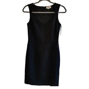 NWT L'agence Minnie Black Dress with Shaped Neckline. Size 2 - Picture 1 of 7
