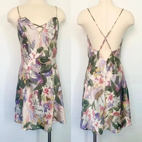 UNDERCOVER Abito Victoria’s Secret G Label SETA floreale slip vintage chemise