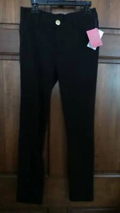 NWT ~ SOUTH POLE  Black knit jegging pants  Skinny  Stretchy  Logo  Girls 12 - Picture 1 of 4