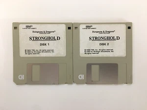 Dungeons Dragons Stronghold Kingdom Simulator IBM PC 3.5" Discos PC Juego 2 Discos - Imagen 1 de 2