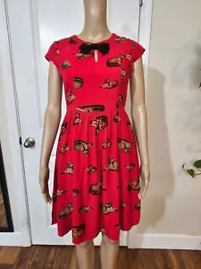 Modcloth Tabby Katze Fit and Flare süßes Midikleid Small - Bild 1 von 6