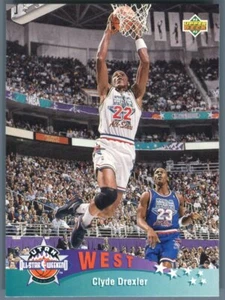 1992-93 Upper Deck Portland Trail Blazers Clyde Drexler #438 - Picture 1 of 2