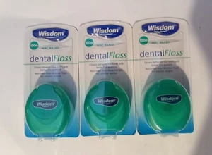 π¦· 3xWisdom Dental Floss 100m Minty Fresh, Smooth & Strong for Happy Teeth! New - Picture 1 of 1