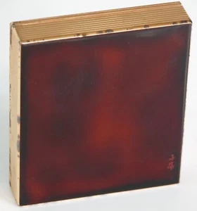 JAPANESE SIGNED ENAMEL VINTAGE ART DECO SILVER GILT CIGARETTE CASE BOX - Picture 1 of 9