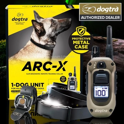 Dogtra ARC-X HANDSFREE Dog Remote Training Collar 3/4 Mile Boost, Tone & XPP Vib - Image 1 of 4