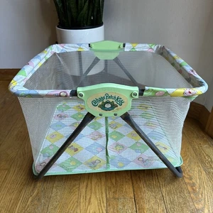 Vintage 1983 Coleco Cabbage Patch Kids Doll Playpen Crib Folds Flat Play Pen - Picture 1 of 14