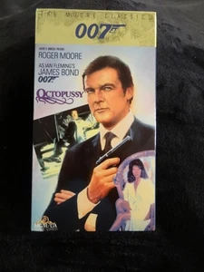 1988 James Bond 007 Octopussy VHS Tape James Bond The Moore Classics Roger - Picture 1 of 2