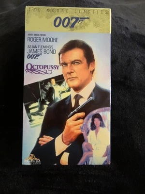 1988 James Bond 007 Octopussy VHS Tape James Bond The Moore Classics Roger - Image 1 of 2