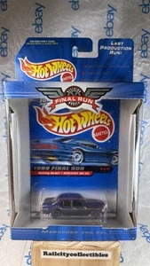 1999 Hot Wheels Final Run 2/12 Mercedes 380 SEL lila-schwarz mit schwarzen 6 Speichen - Bild 1 von 12