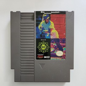 Bo Jackson Baseball Nintendo NES Game 