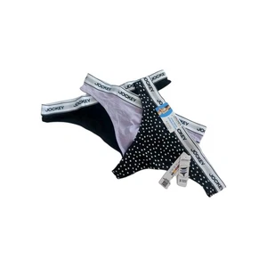 Jockey Nuevo con Etiquetas Damas Tanga Algodón Elástico Tanga 3 Pares Talla XL 44-46' - Imagen 1 de 9